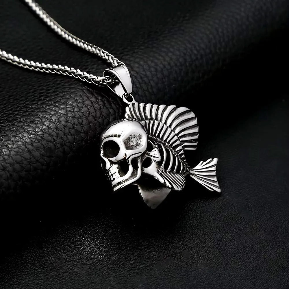 Vintage Skull Stainless Steel Men's Ring