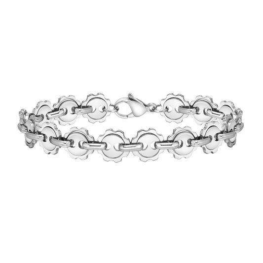 Jewelry Stainless Steel Sun Handmade Chain Bracelet for Men