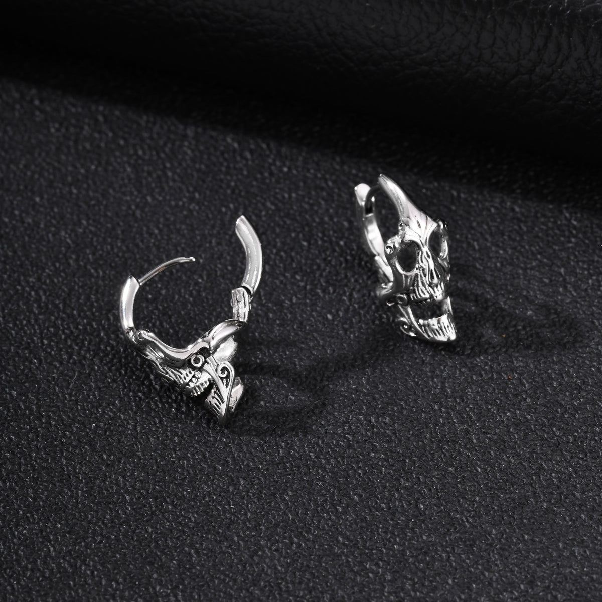 Stainless Steel Vintage Punk Earrings