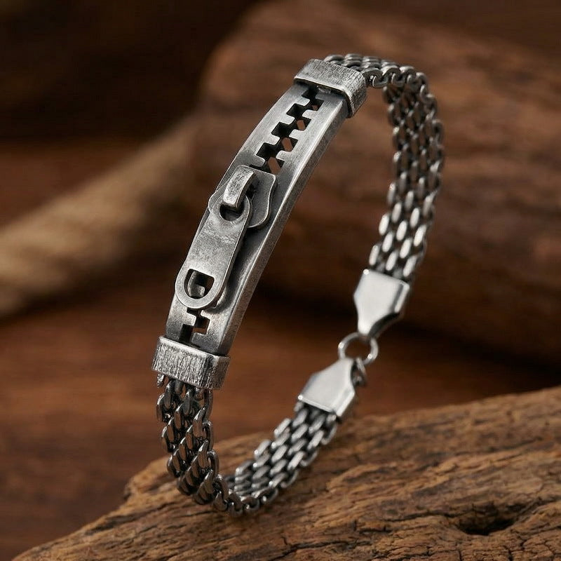 Bent Piece – Design – Zipper Shape Bracelet