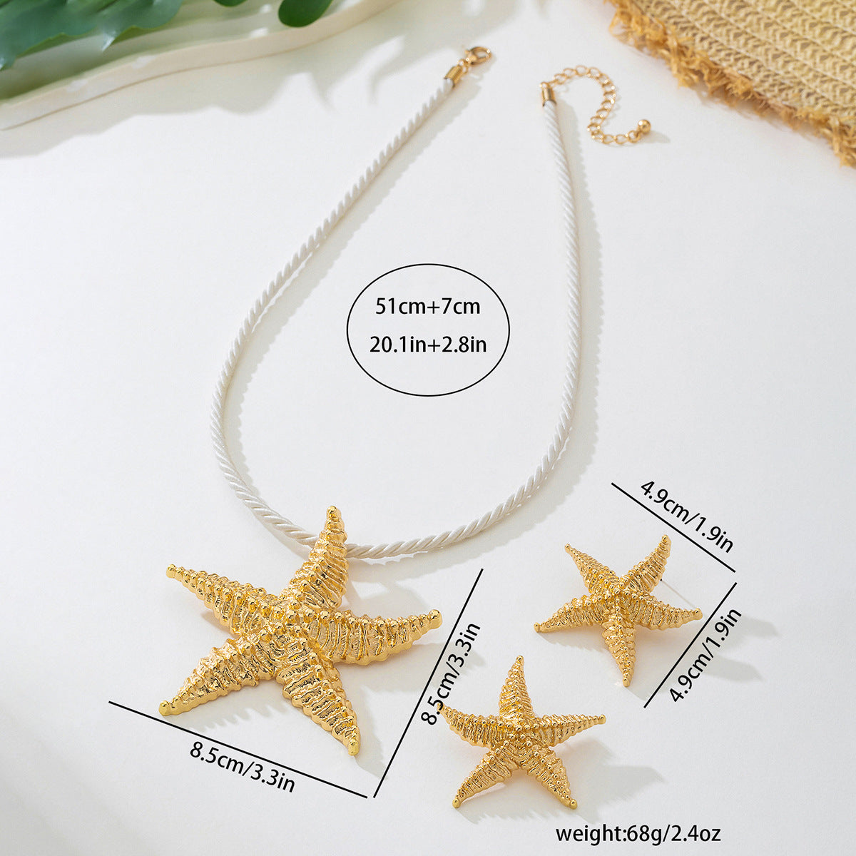 Starfish Women's Jewelry Set Stylish Beach Fashion by Planderful