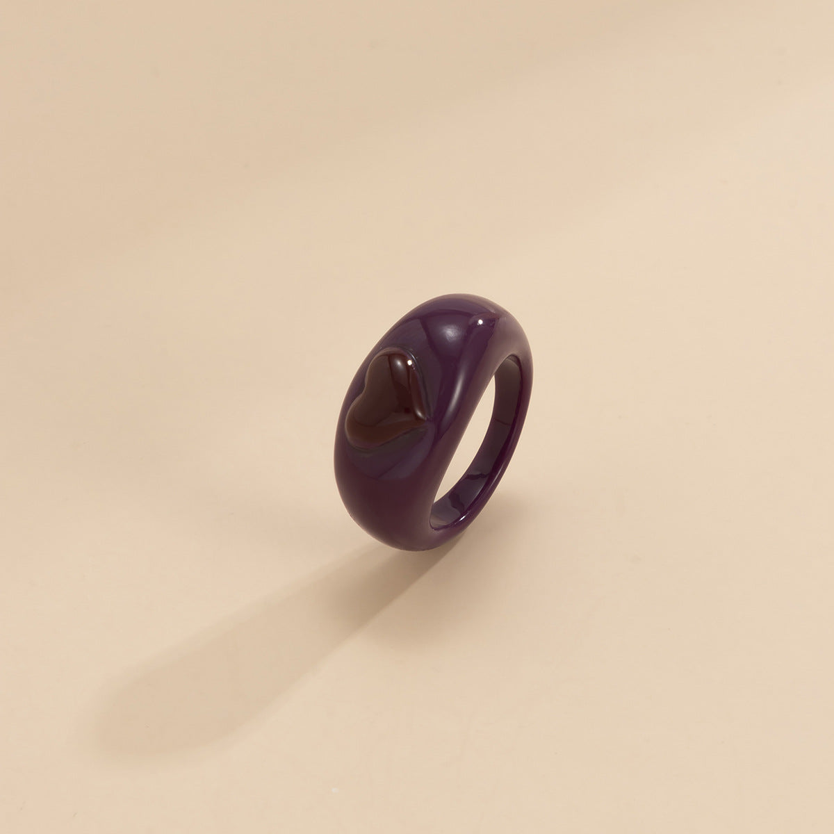 European and American Jewelry Set: Vienna Verve Three-dimensional Acrylic Ring and Geometric Vacation Bracelet Pack