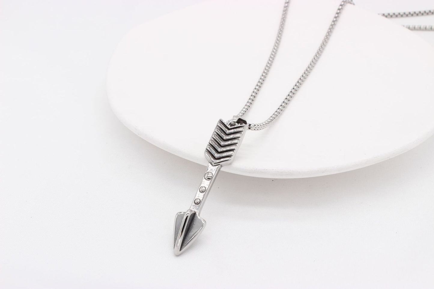 Cupid's Arrow Pendant Necklace For Unisex Hip Hop Style Protection Statement By Planderful Everyday Genie
