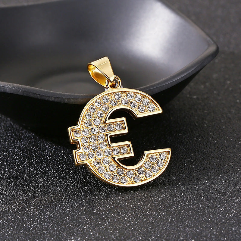 Planderful Music Note Pendant Trendy For Men Stainless Steel