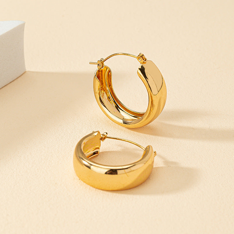 European Chic Metal Earrings - Vienna Verve Collection