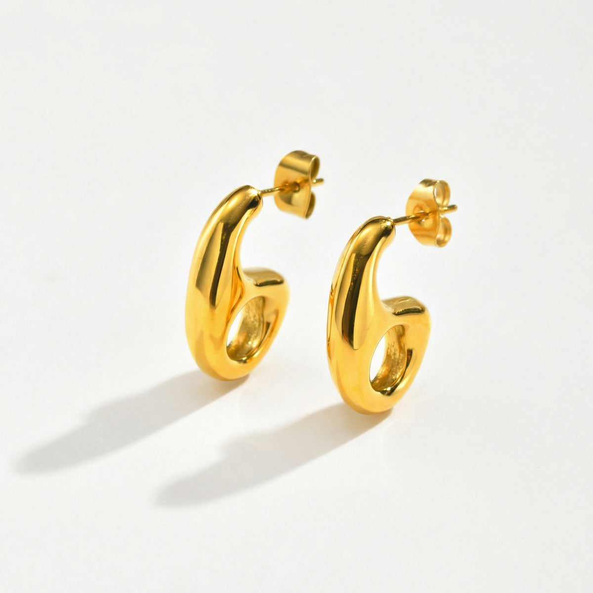Stainless Steel Geometric Earrings