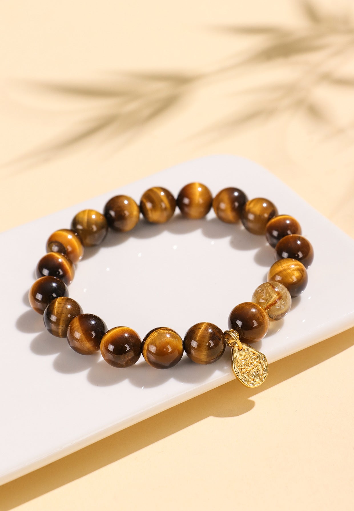 Planderful Fortune's Favor Couple Bracelet – High-End Tiger's Eye Stone Design