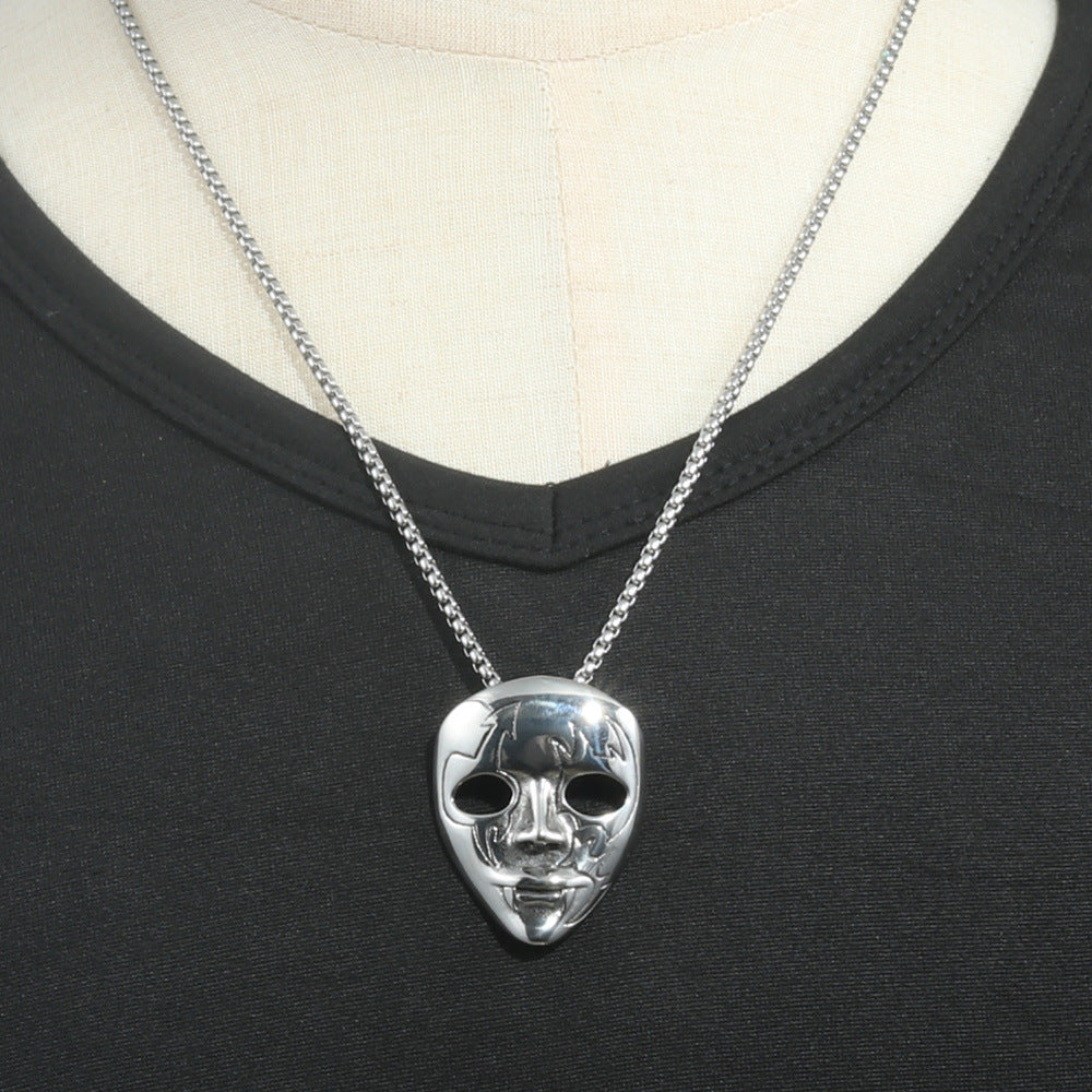 European And American Stainless Steel Pendant Necklace For Men