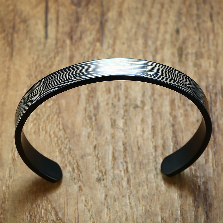 Factory Cross-Border Titanium Steel Jewelry Wholesale Men's Bracelet