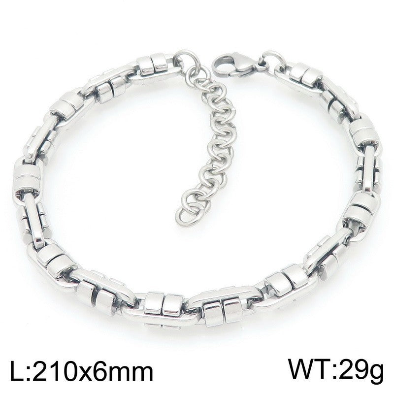 Planderful Personalized Hip Hop Transfer Bracelet For Men