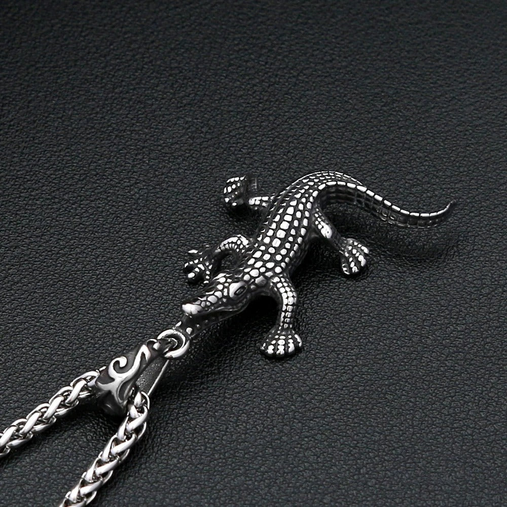 Punk Retro Stainless Steel Men's Pendant Necklace