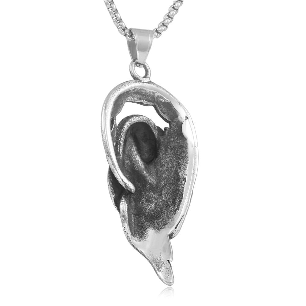 European And American Stainless Steel Animal Flamingo Pendant
