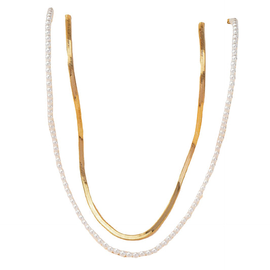 Elegant Vienna Verve Pearl Necklace Set