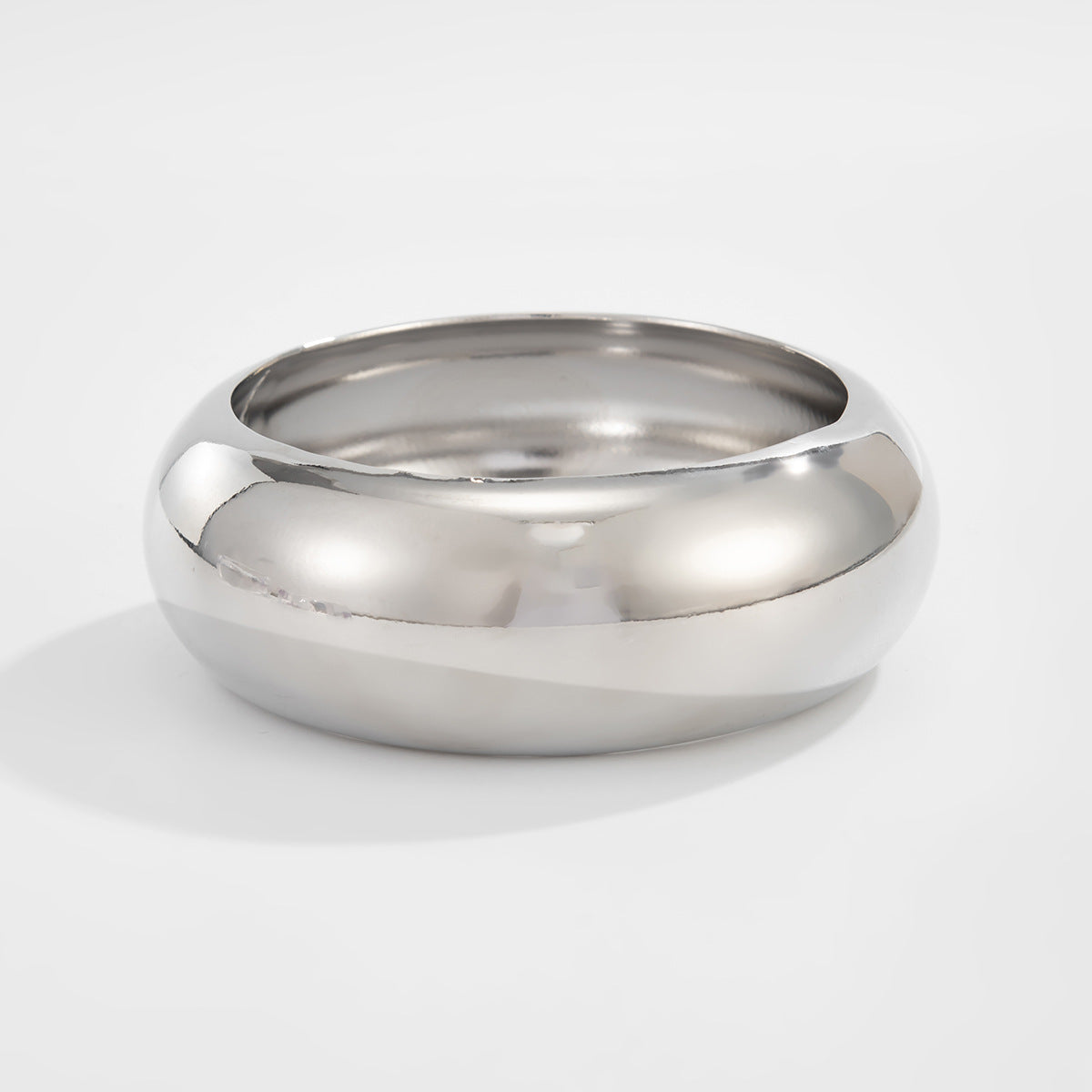 Transparent Irregular Section Bracelet Glossy Stacked Bracelet