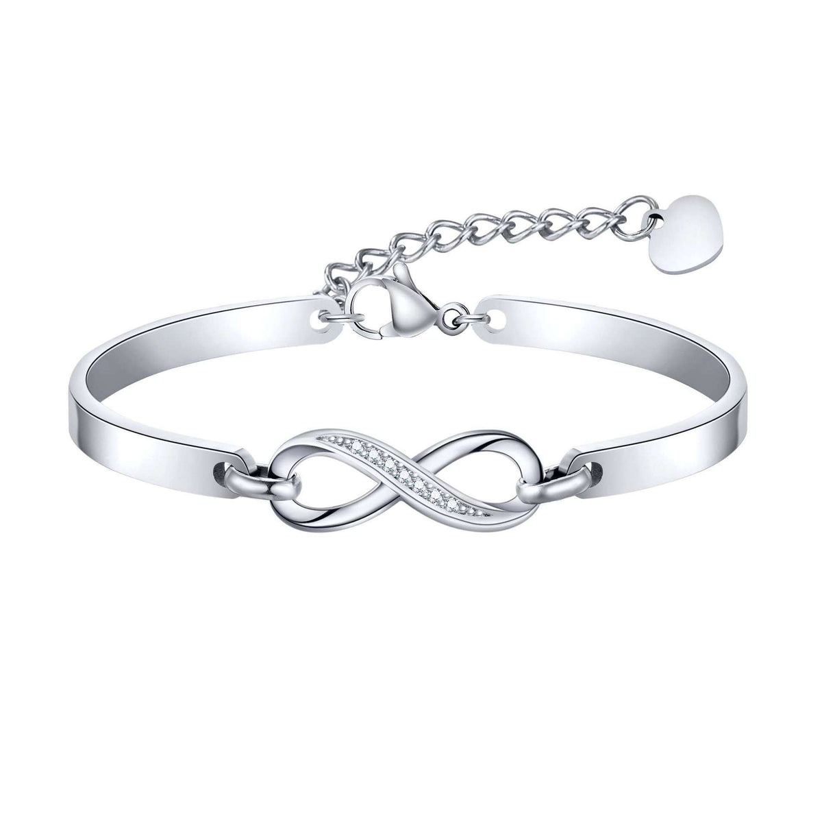 Heart Zircon Copper Bracelet