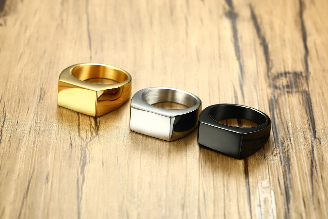 New Product Launch Stainless Steel Simple Casting Ring