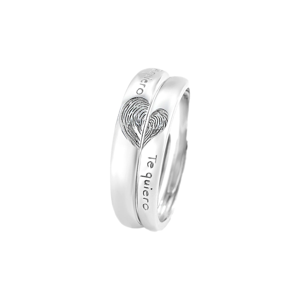Minimalist Heart S925 Sterling Silver Ring