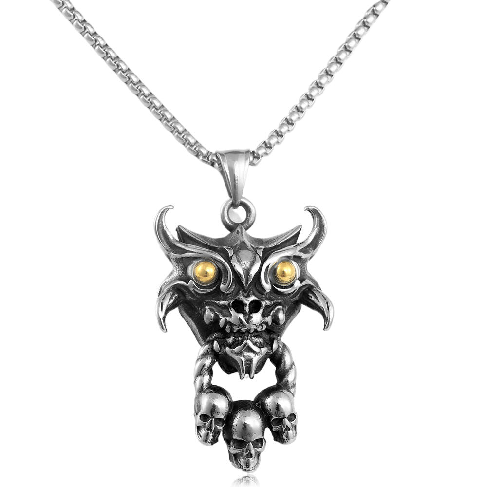 European And American Stainless Steel Animal Sheep Pendant