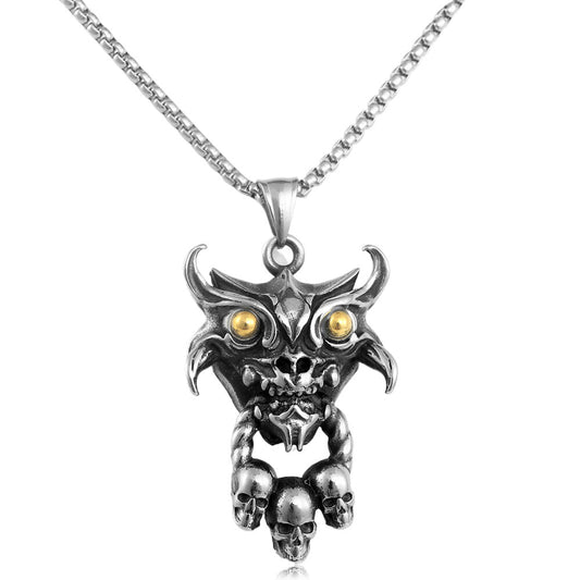 European And American Stainless Steel Animal Sheep Pendant
