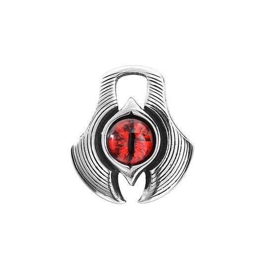 Planderful Bold Evil Eye Pendant For Men Titanium Steel
