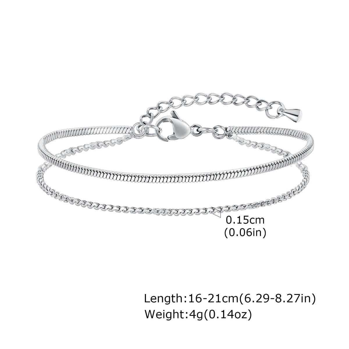 Snake Stainless Steel Bracelet