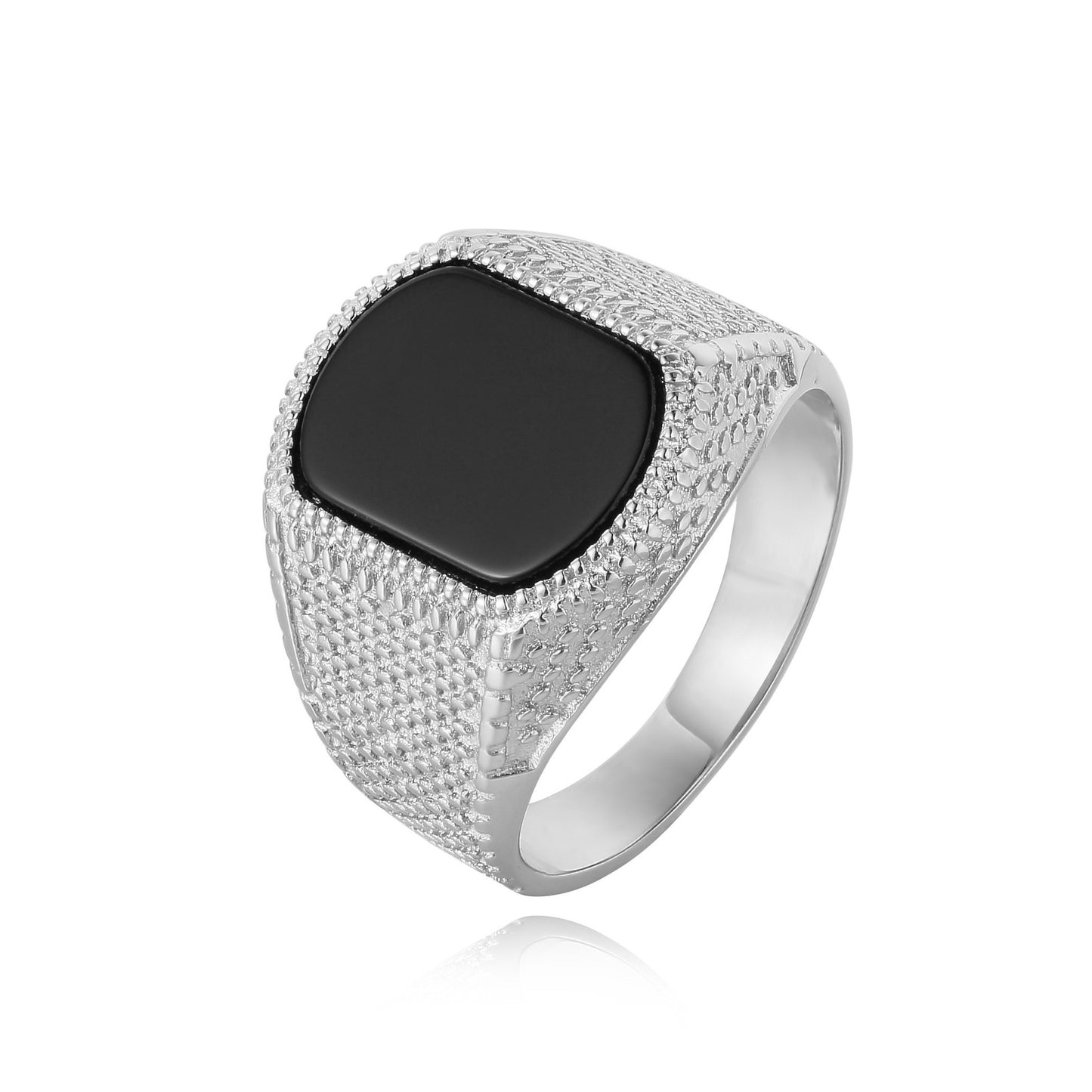 Titanium Steel Ring Unisex Protection Motif For Men And Women By Planderful Everyday Genie
