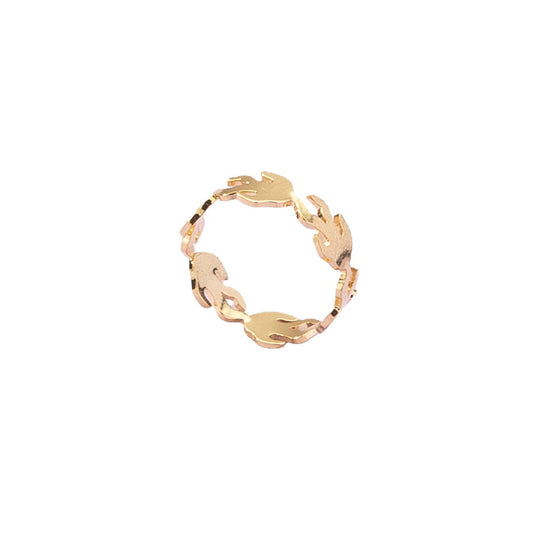 Trendy Summer Jewelry Collection Featuring Unique Fire-Shaped Ring and Instagram-Inspired Bracelet