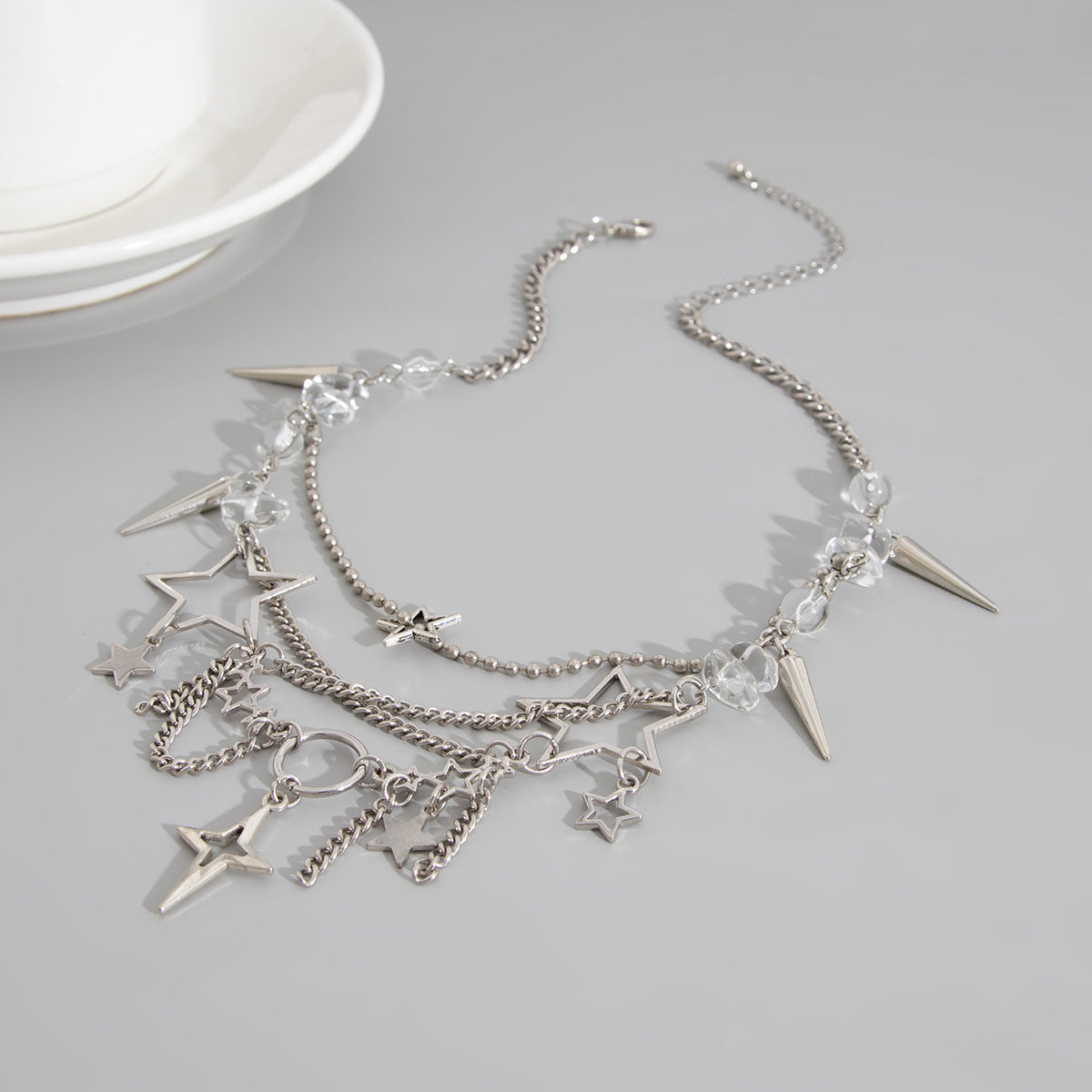 Planderful Vienna Verve Necklace – Unique Tetragonal Star Pendant
