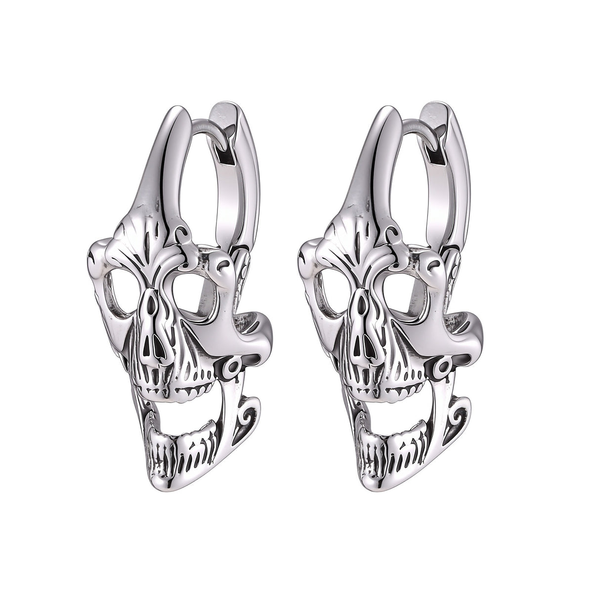 Stainless Steel Vintage Punk Earrings