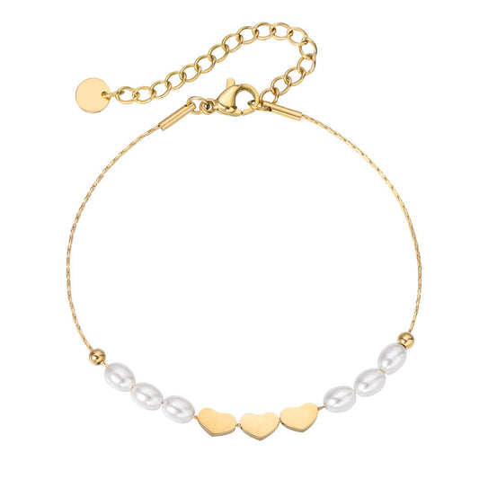 Love Pendant Bracelet For Women Planderful Durable Stainless Steel Minimalist Jewelry Gift