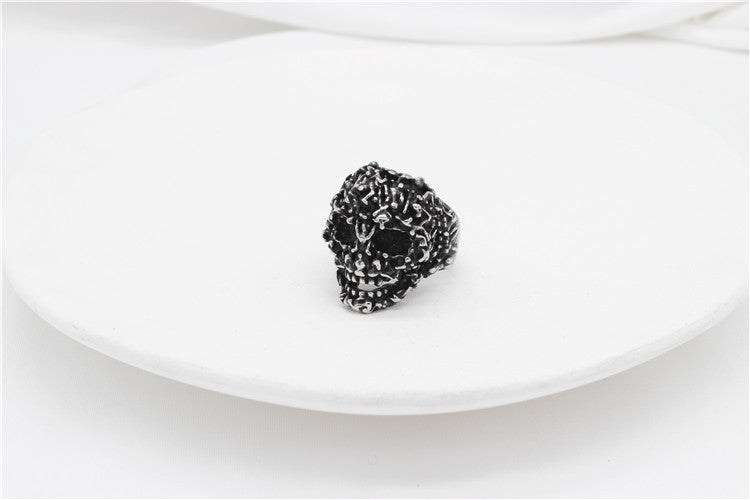 Titanium Steel Skull Ring