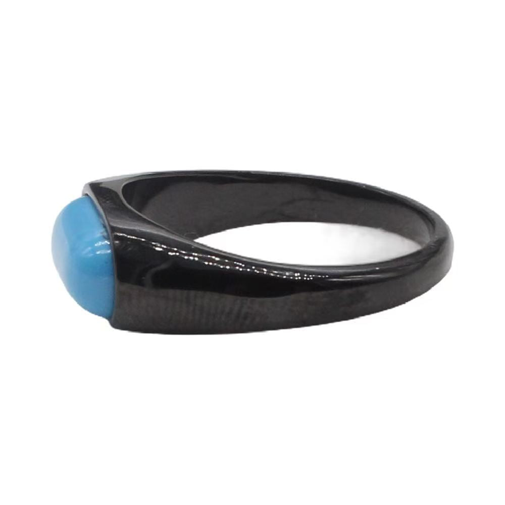 French Court-Style Titanium Steel Ring
