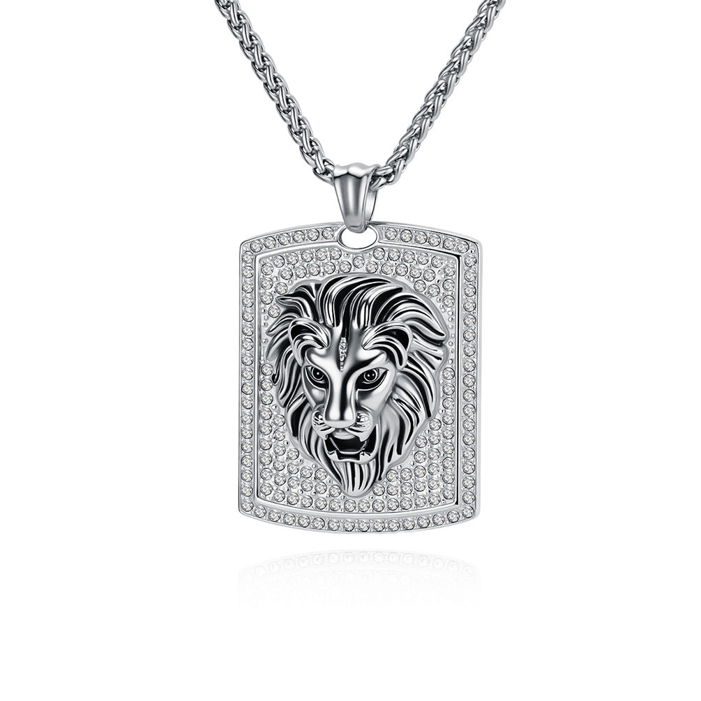 Stainless Steel Zircon Necklace