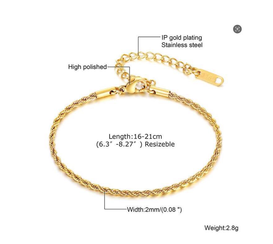 Braided Stainless Steel Bracelet