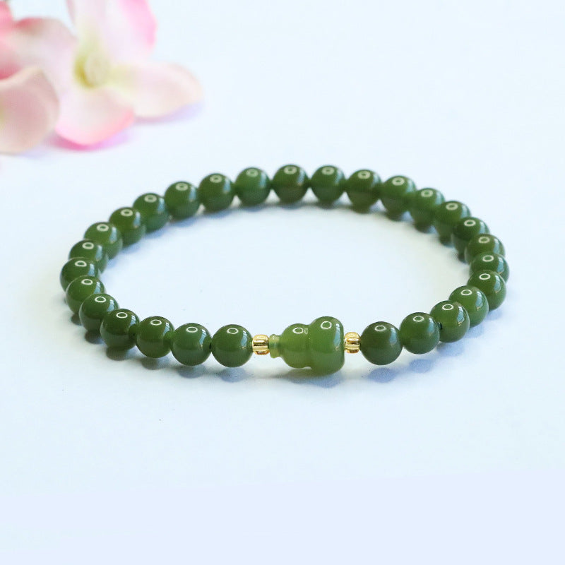 Hetian Jade Gourd Bracelet