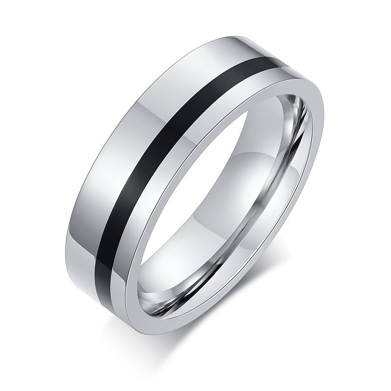Metal Jewelry Titanium Steel Ring Spot Wholesale for Men