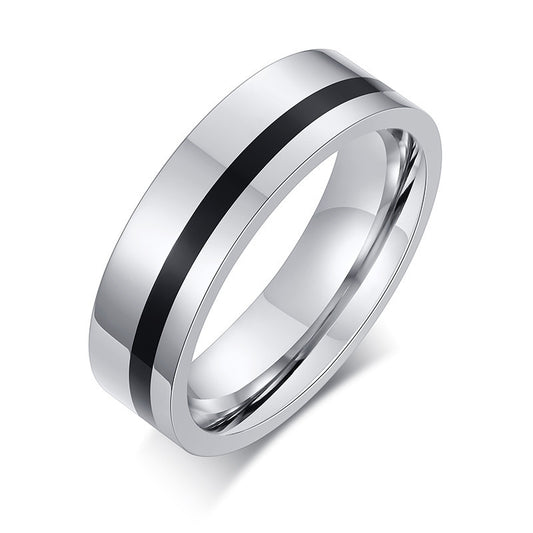 Metal Jewelry Titanium Steel Ring Spot Wholesale for Men