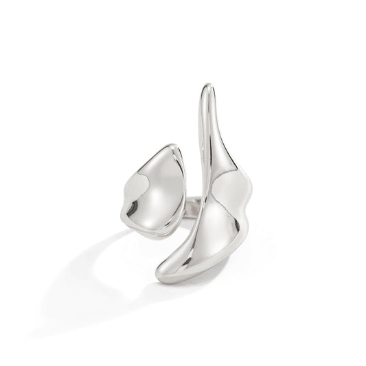 Planderful Vienna Verve 3D Love Ring Open Geometric Statement For Fashion Forward Women