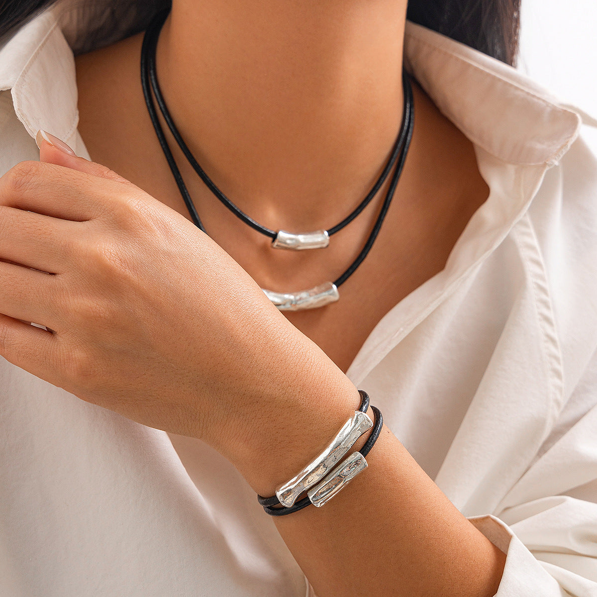 Ethnic Relief Choker & Bracelet Collection