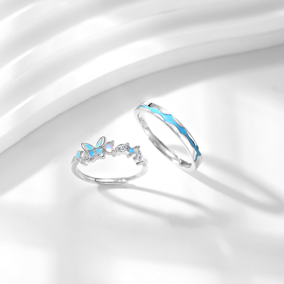 Cat Disc S925 Sterling Silver Ring