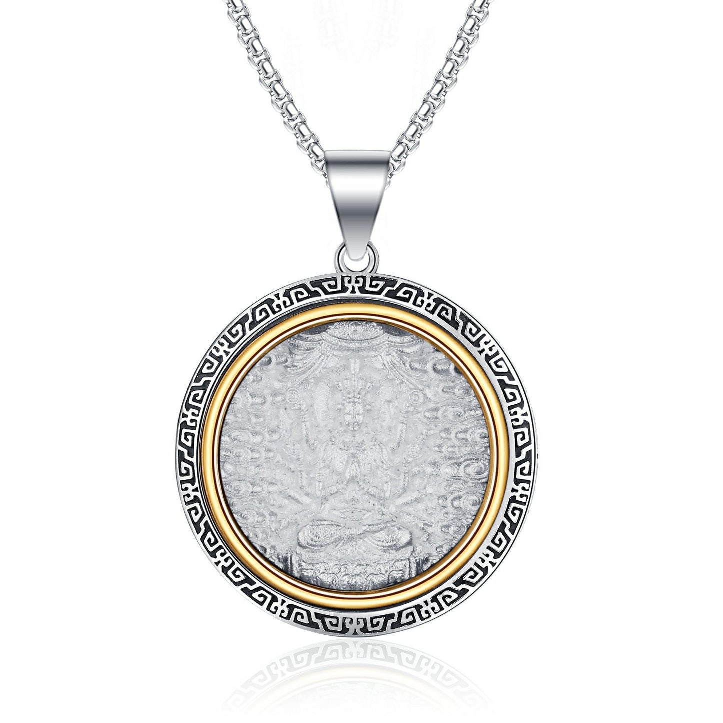 Stainless Steel Necklace – Dainty Zodiac Buddha Charms