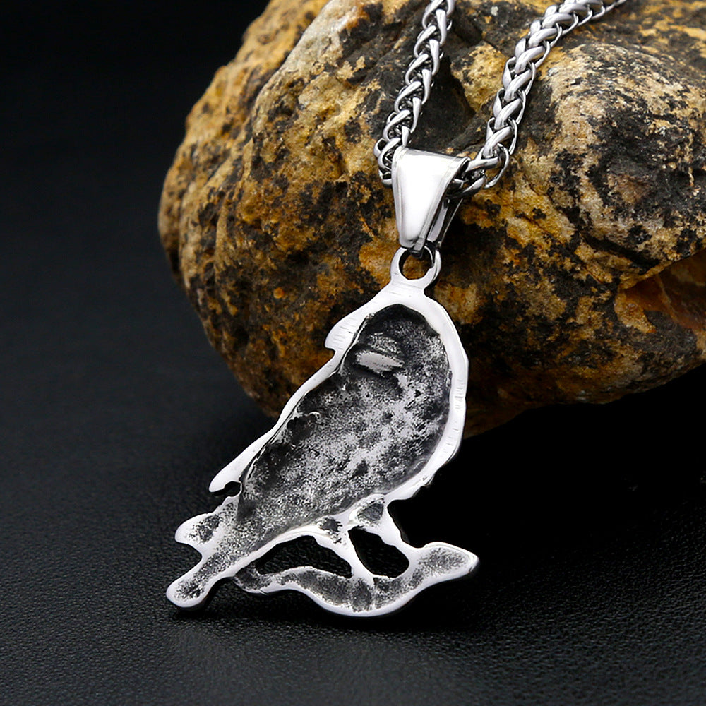 Punk Retro Stainless Steel Pendant Necklace