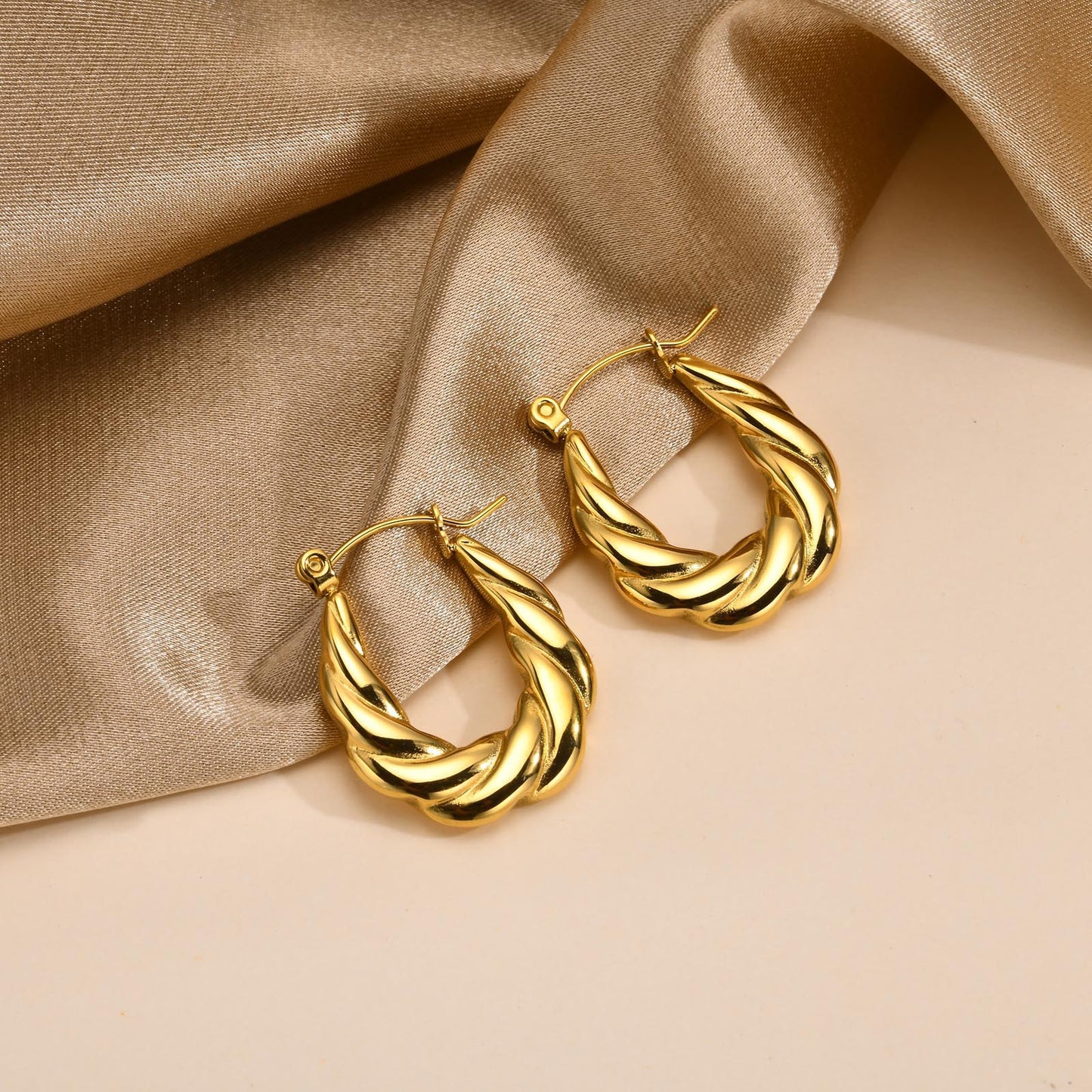 Cross-Border European And American Jewelry Stainless Steel Earrings