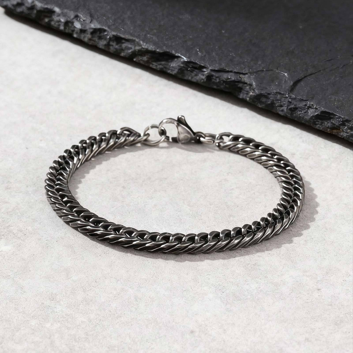 Braided Stainless Steel Bracelet Unisex