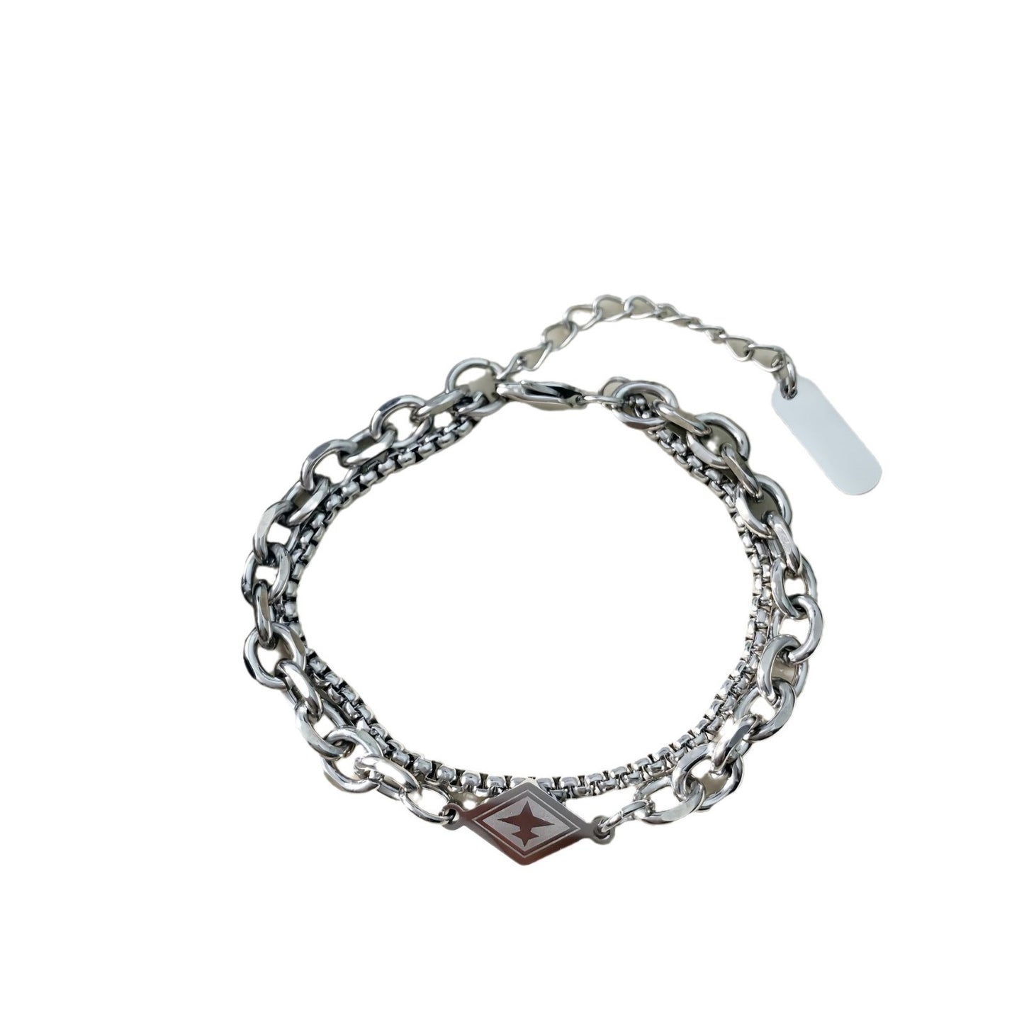 Planderful Jewelry Everyday Genie Steel Cuban Link Bracelet For Him Modern Durable Masculine Accessory