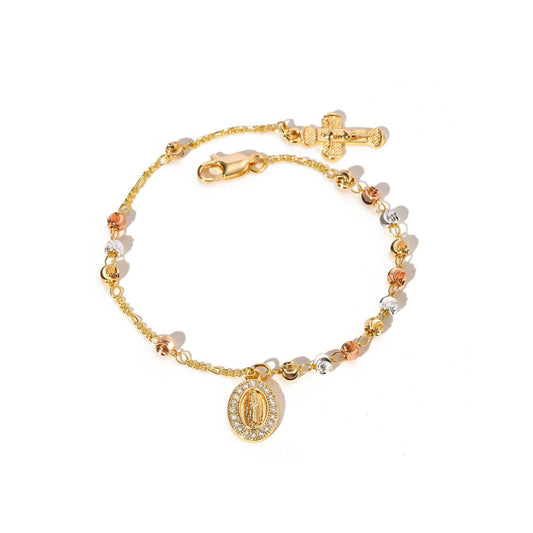 Cross Copper Bracelet