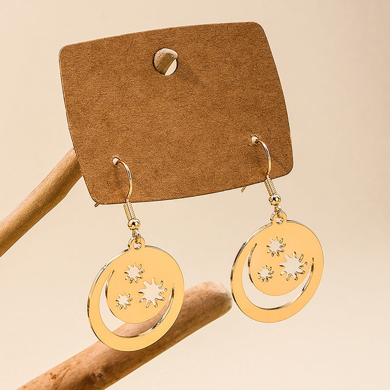 Moon and Star Earrings - Vienna Verve Collection