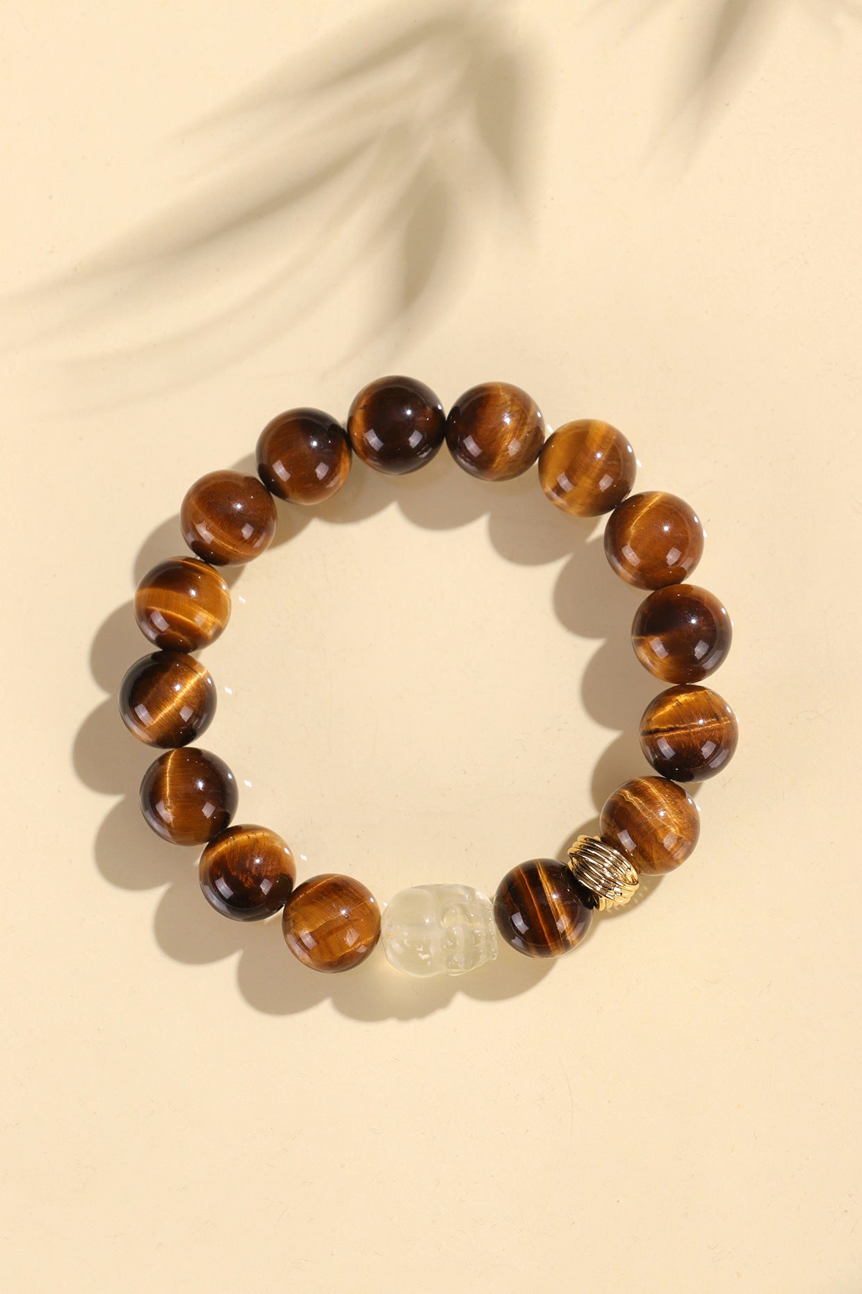 Planderful Fortune's Favor Bracelet – Elegant Crystal and Tiger's Eye Design