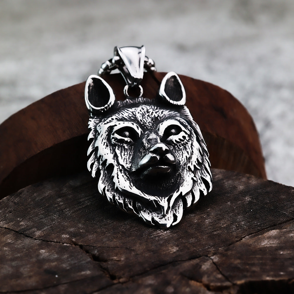 Europe America Domineering Direwolf Pendant 316 Steel Jewelry