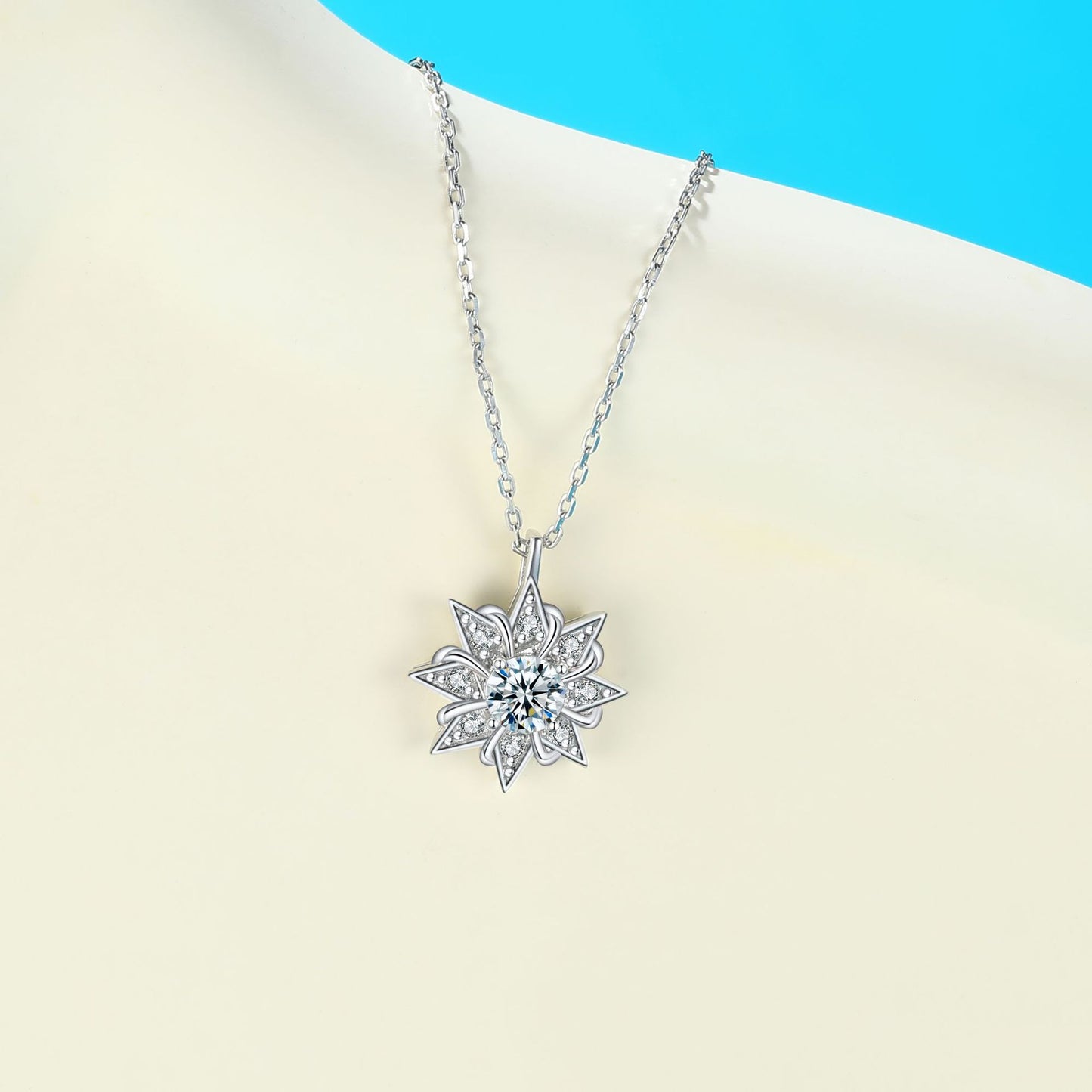 Amazon Cross-Border Explosion S925 Sterling Silver Necklace